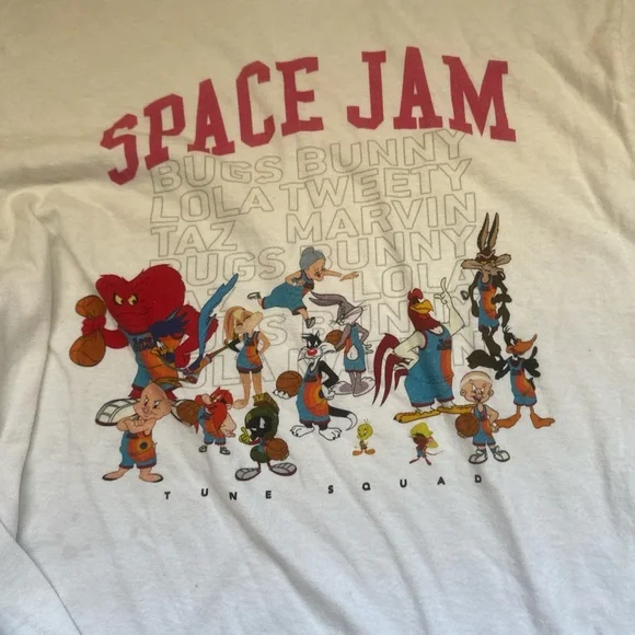 Space Jam Graphic T-Shirt Size Large - Picture 2 of 5